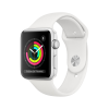 apple watch s3 silver with white band